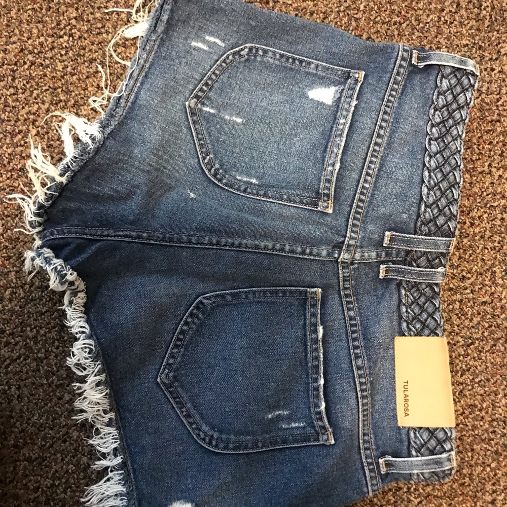 tularosa denim shorts